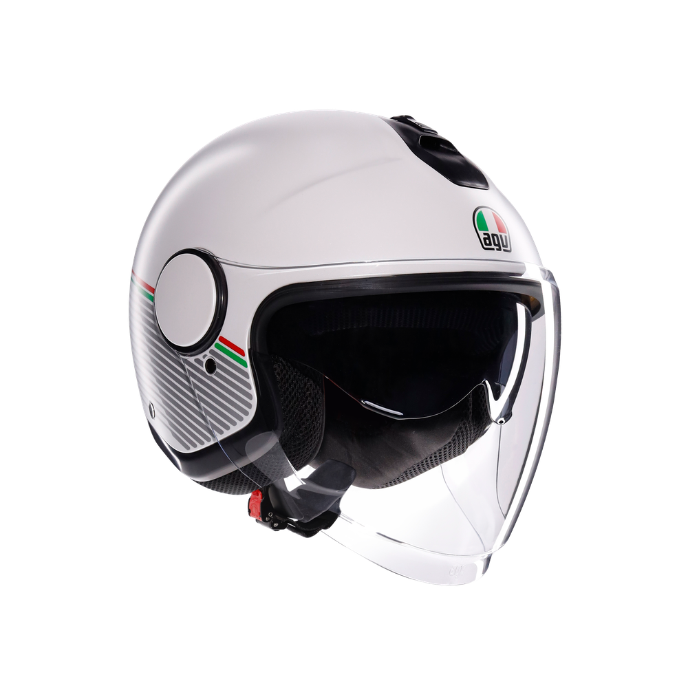 eteres-capoliveri-matt-white-italy-motorbike-open-face-helmet-e2206 image number 0
