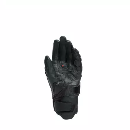 4-STROKE 2 - MEN'S MOTORCYCLE LEATHER GLOVES - BLACK/BLACK - 3