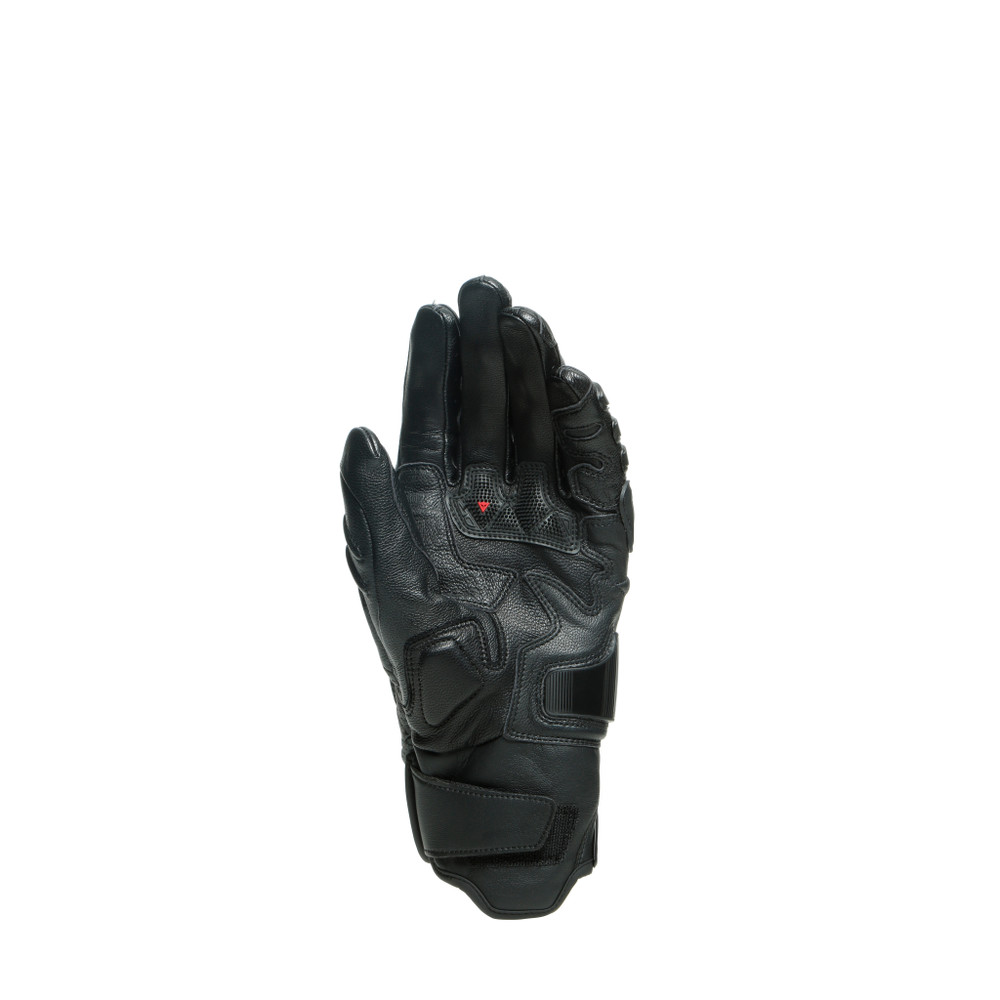 4-stroke-2-guanti-moto-in-pelle-uomo-black-black image number 2