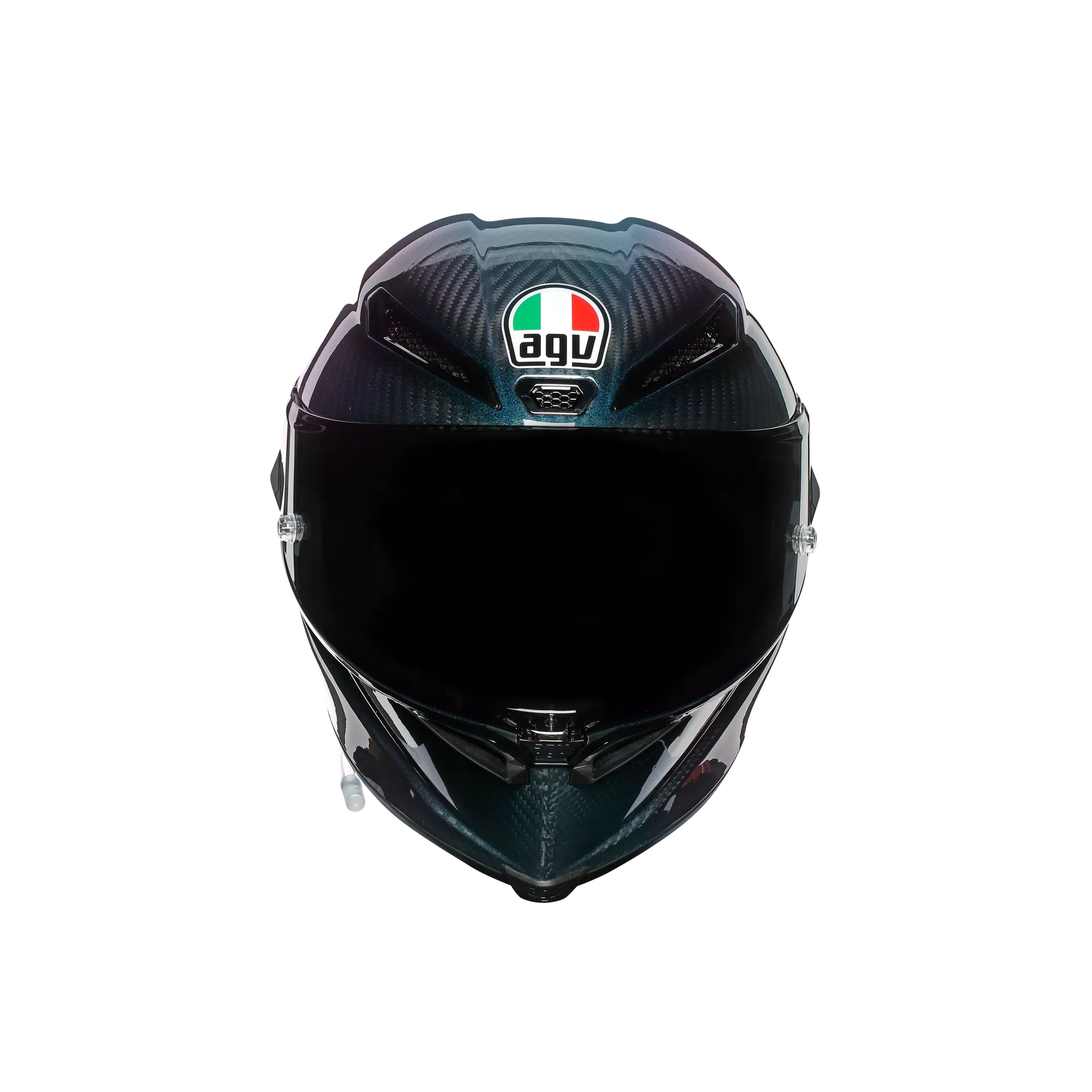 PISTA GP RR MONO WHITE - FULL-FACE MOTORCYCLE HELMET E2206 DOT - MONO IRIDIUM CARBON