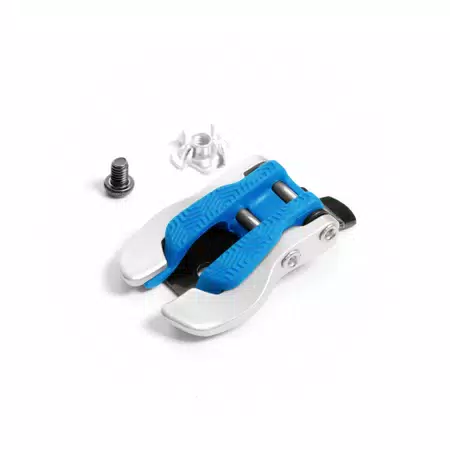 HEBILLA DE ALUMINIO Y NYLON PARA COMP EVO+COMP - PLATA/AZUL -  - 1