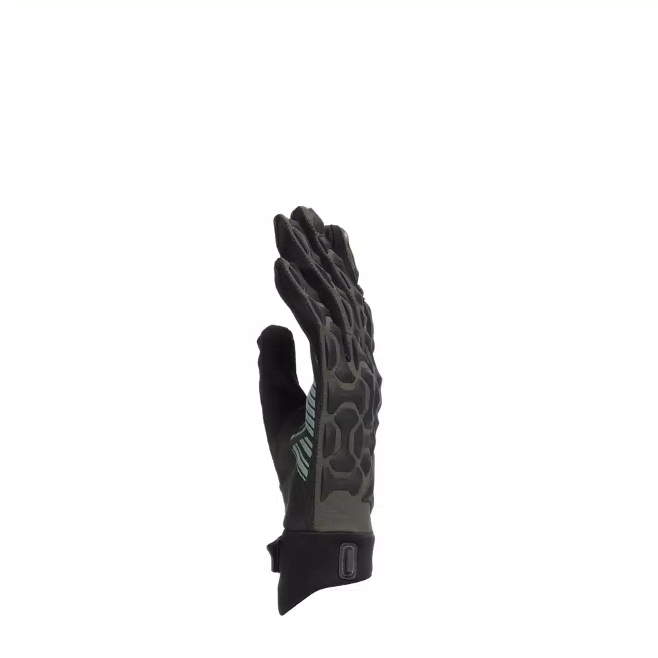 HGR EXT - UNISEX BIKE GLOVES - BLACK/MILITARY-GREEN - 4