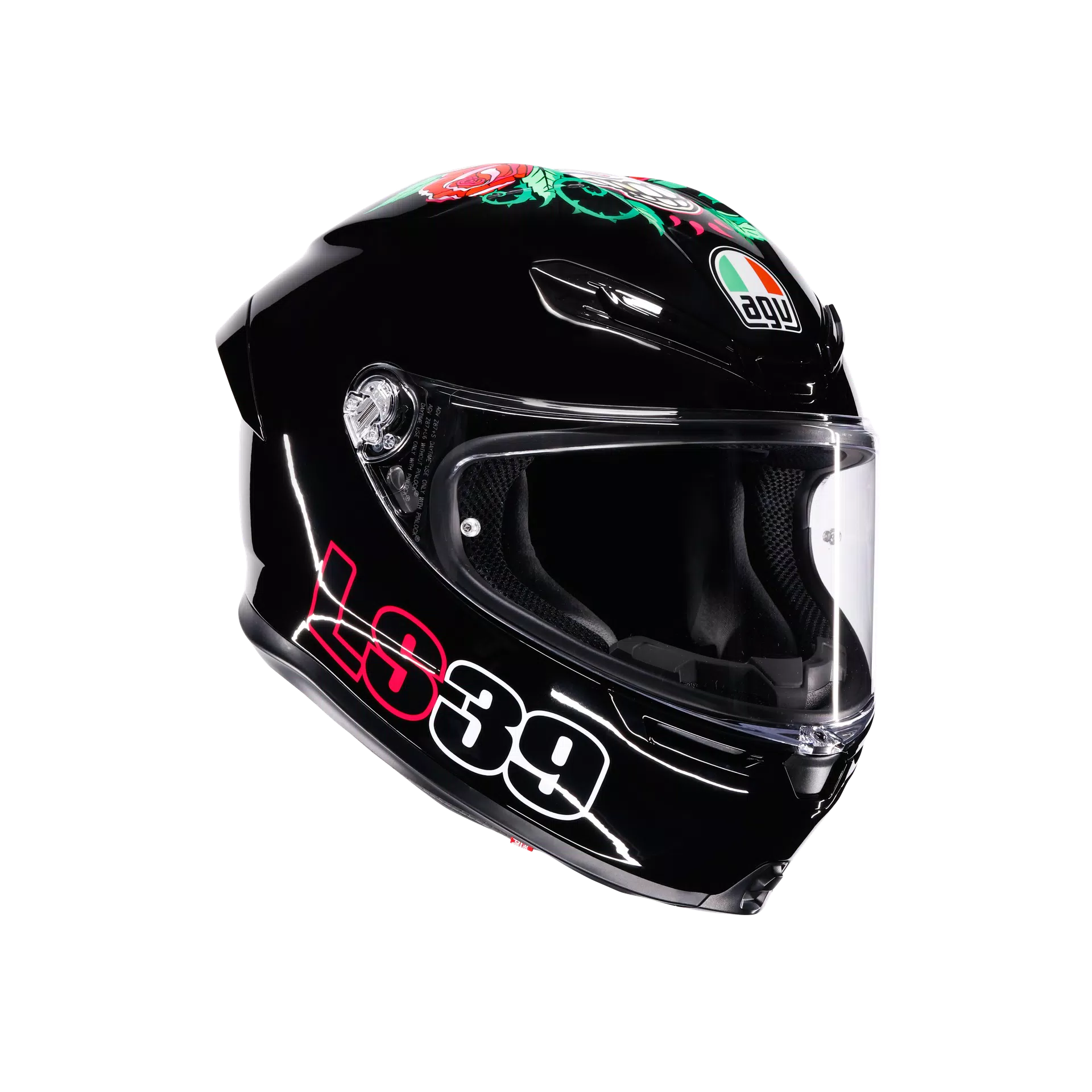 K6 S SALOM TRIBUTE - MOTORBIKE FULL FACE HELMET DOT (E2206)