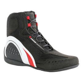 MOTORSHOE D-WP® SHOES JB BLACK/WHITE/RED- Schuhe