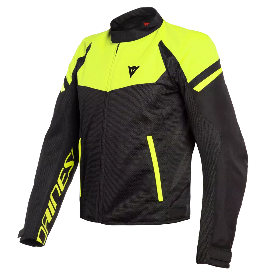 BORA AIR TEX JACKET - BLACK/FLUO-YELLOW - 1