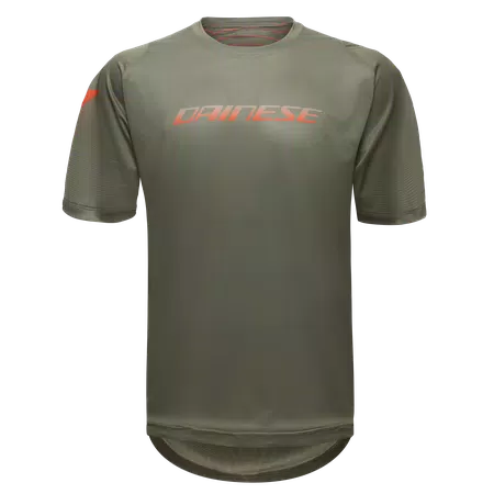 HG AER JERSEY SS - MEN'S SHORT SLEEVE BIKE T-SHIRT - GREEN/RED - 1