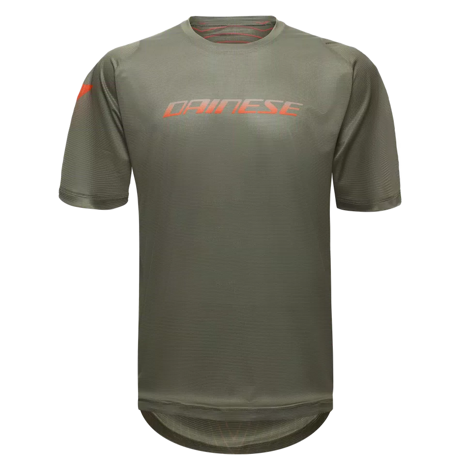HG AER JERSEY SS - MEN'S SHORT SLEEVE BIKE T-SHIRT - GREEN/RED - 1