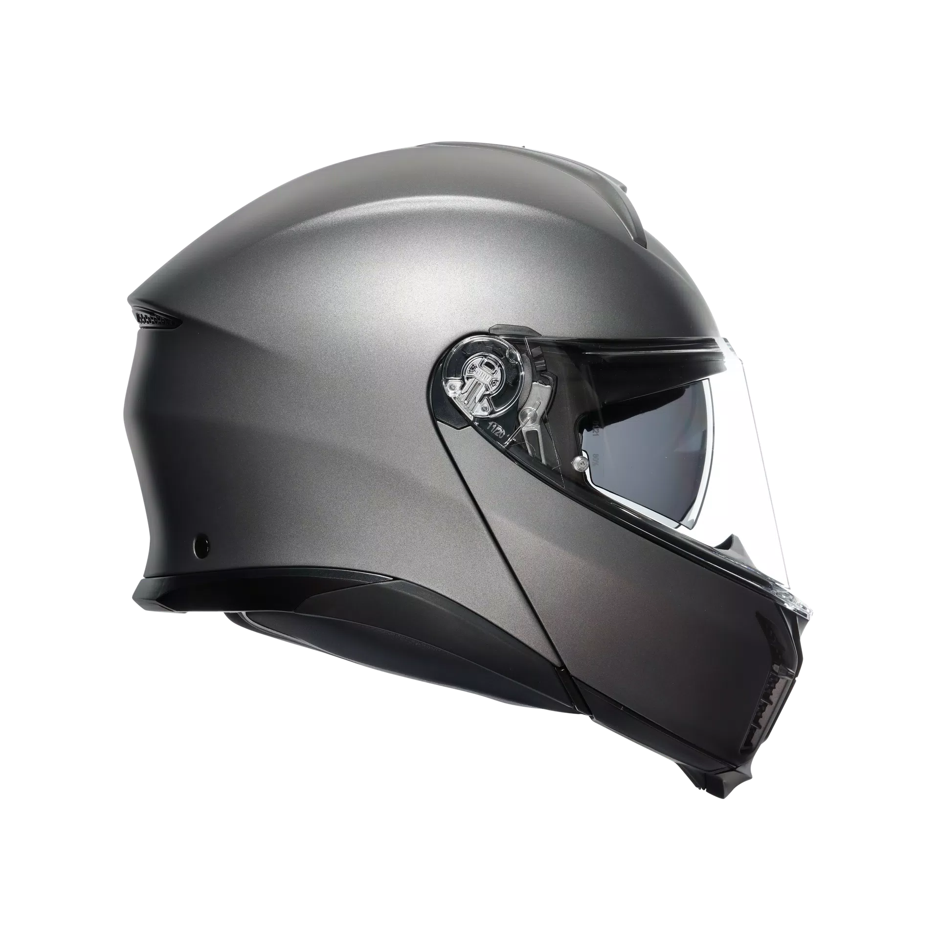TOURMODULAR LUNA GREY MATT - CASQUE MOTO MODULAIRE E2206