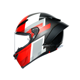 PISTA GP RR ECE DOT MULTI - COMPETIZIONE CARBON/WHITE/RED - Helmets