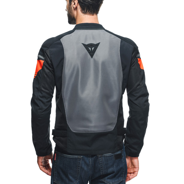 air-fast-tex-giacca-moto-estiva-in-tessuto-uomo-black-gray-fluo-red image number 3