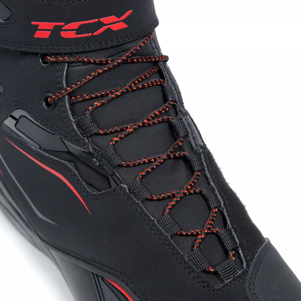 ZETA WP WASSERFESTE MOTORRADSCHUHE - SCHWARZ/ROT -  - 7
