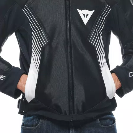 SUPER RIDER 2 ABSOLUTESHELL™ - MEN'S WATERPROOF MOTORCYCLE JACKET - BLACK/BLACK/WHITE - 5