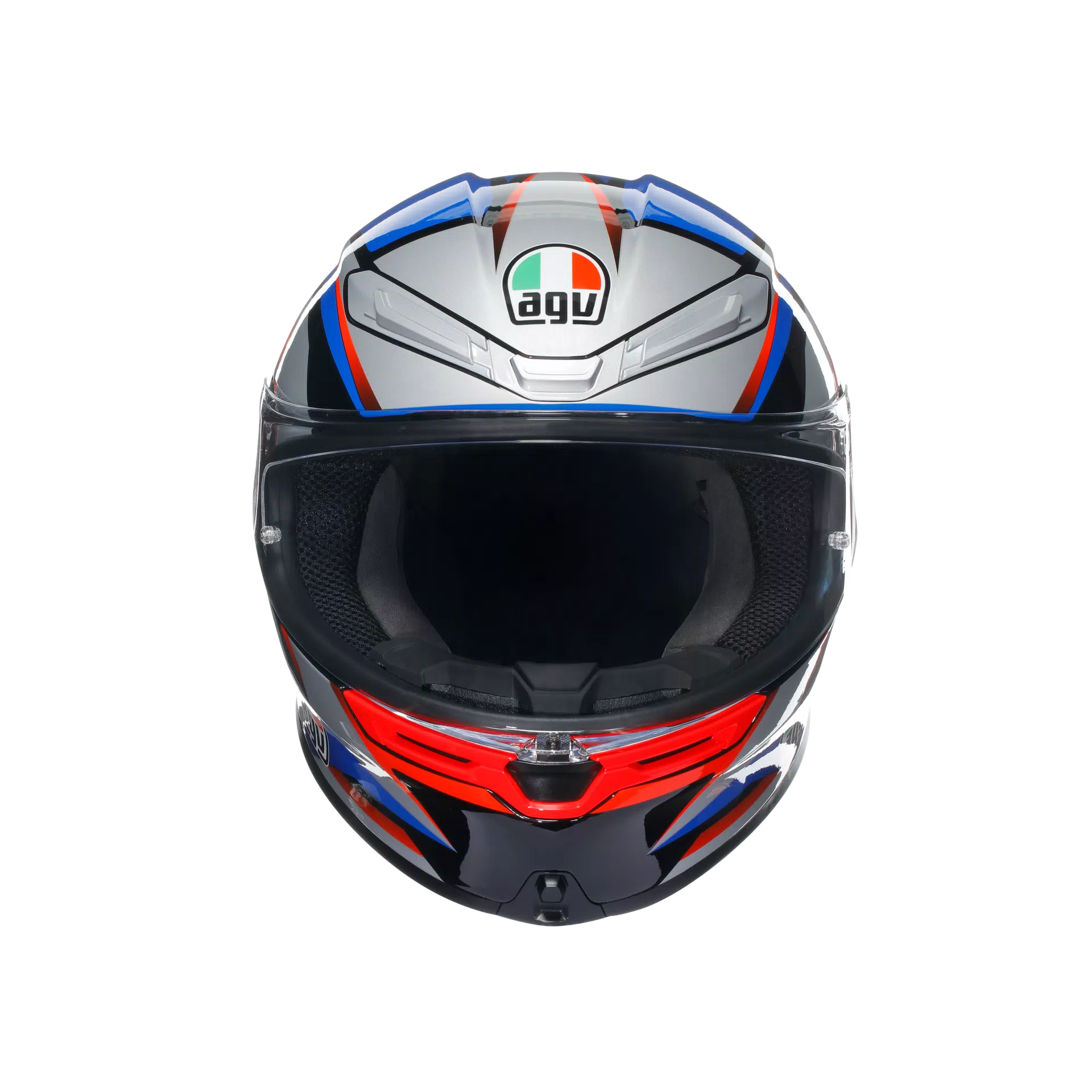 K6 S SLASHCUT BLACK/BLUE/RED - CASCO MOTO INTEGRALE E2206