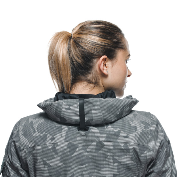 centrale-abs-luteshell-pro-giacca-moto-impermeabile-donna-london-fog-camo-dots image number 14