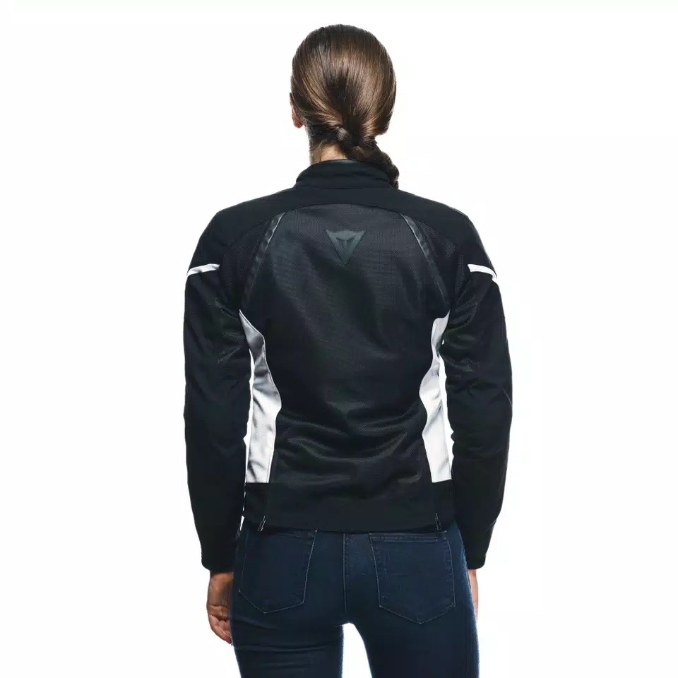AIR FRAME 3 TEX - WOMEN'S SUMMER MOTORCYCLE JACKET IN FABRIC - BLACK/WHITE/WHITE - 8