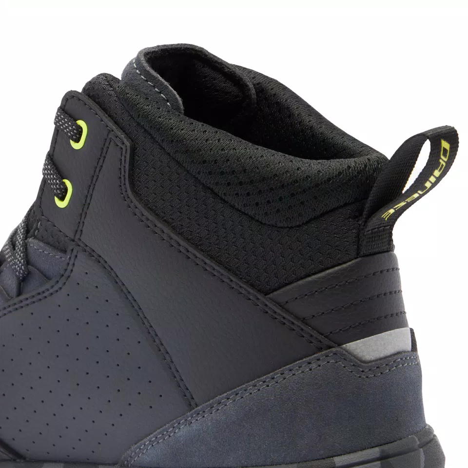 SUBURB D-WP - MEN'S WATERPROOF MOTORCYCLE SHOES - BLACK/CAMO/ACID YELLOW - 7