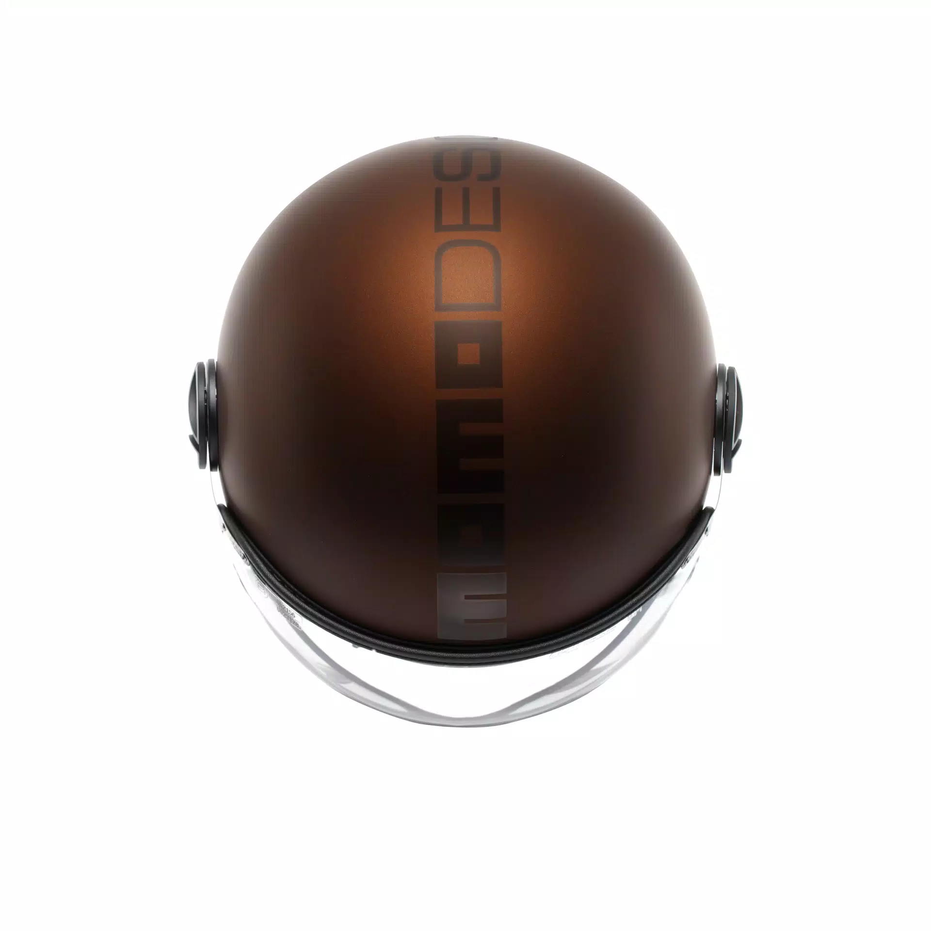 MOMODESIGN FGTR EVO MATT ESPRESSO / SCHWARZ - JET-HELM MIT DOPPELVISIER E2206