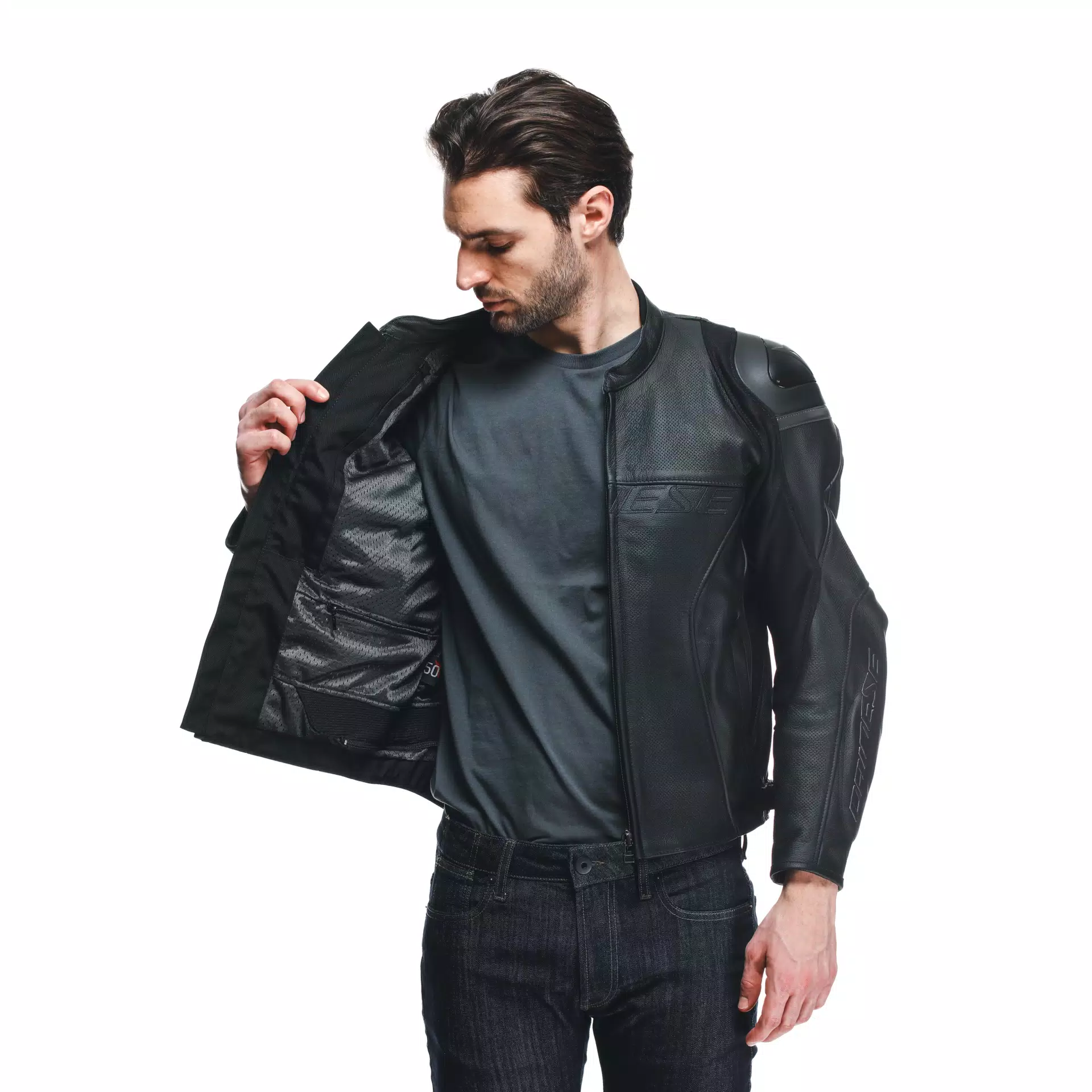RACING 4 LEATHER JACKET PERF.