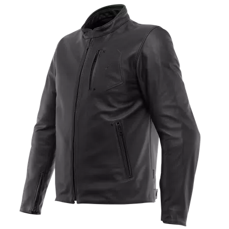 FULCRO LEATHER JACKET FULCRO LEATHER JACKET - BLACK - 1
