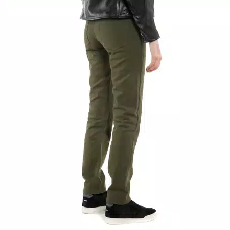 CASUAL REGULAR - WOMEN'S MOTORCYCLE PANTS IN FABRIC - OLIVE - 4