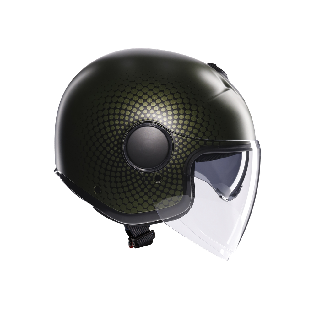 eteres-andora-matt-green-black-casco-moto-jet-e2206 image number 2
