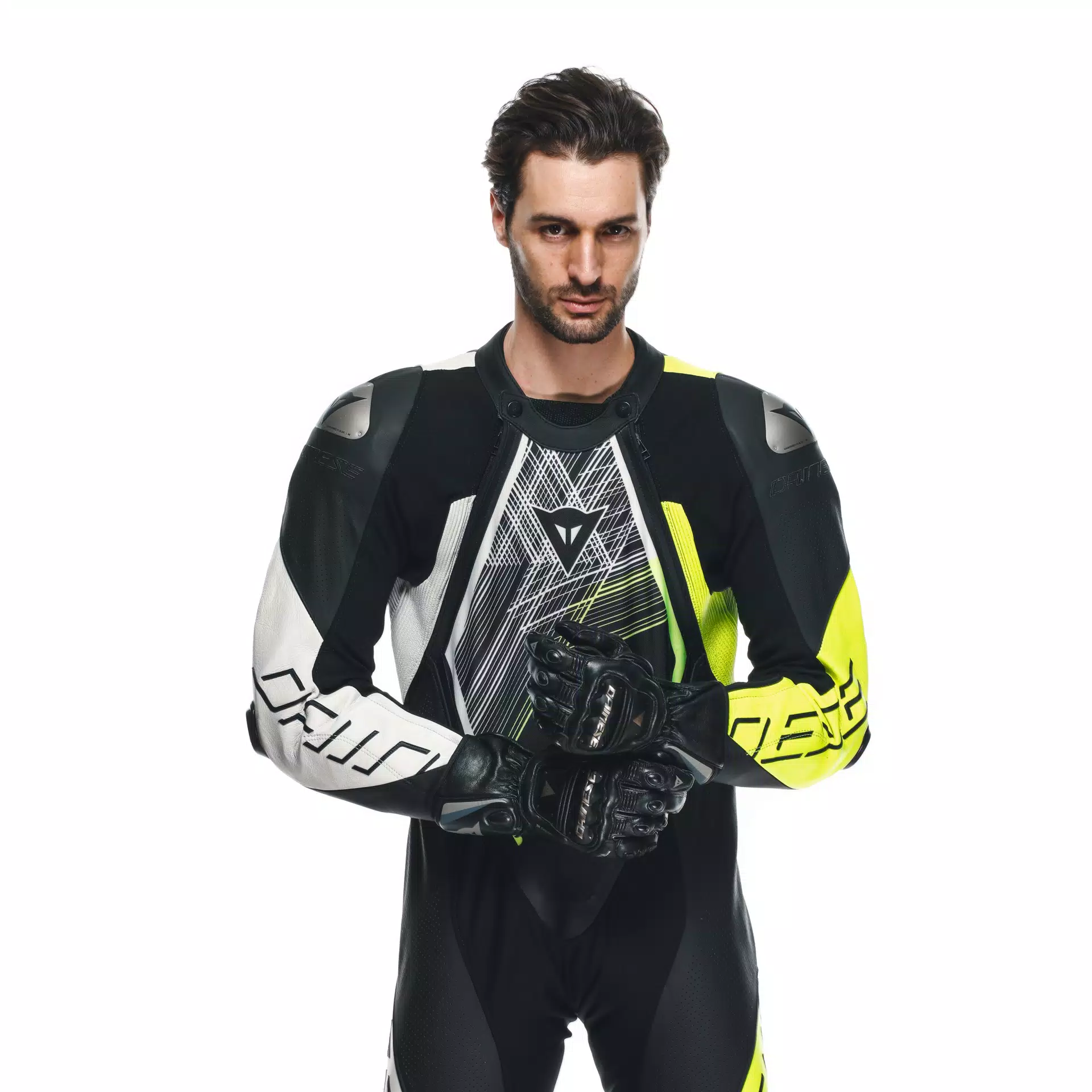 AUDAX D-ZIP - MEN'S 1-PIECE MOTORCYCLE PERFORATED LEATHER SUIT