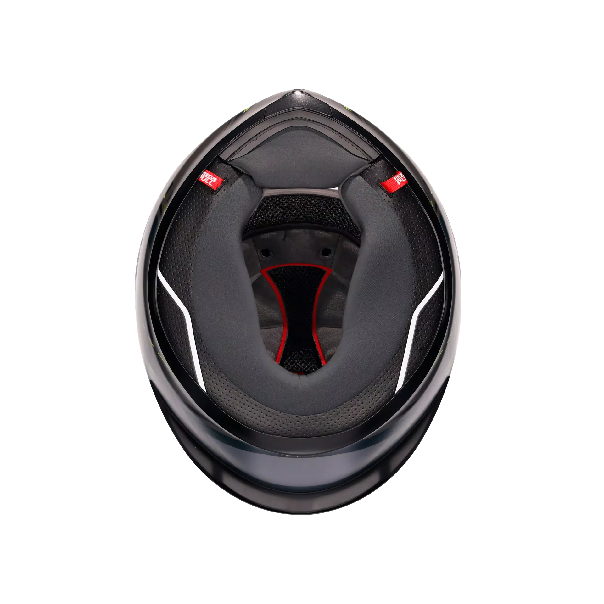 K6 S ENHANCE MATT GREY/YELLOW FLUO - MOTORBIKE FULL FACE HELMET DOT (E2206)