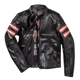 RAPIDA72 LEATHER JACKET BLACK