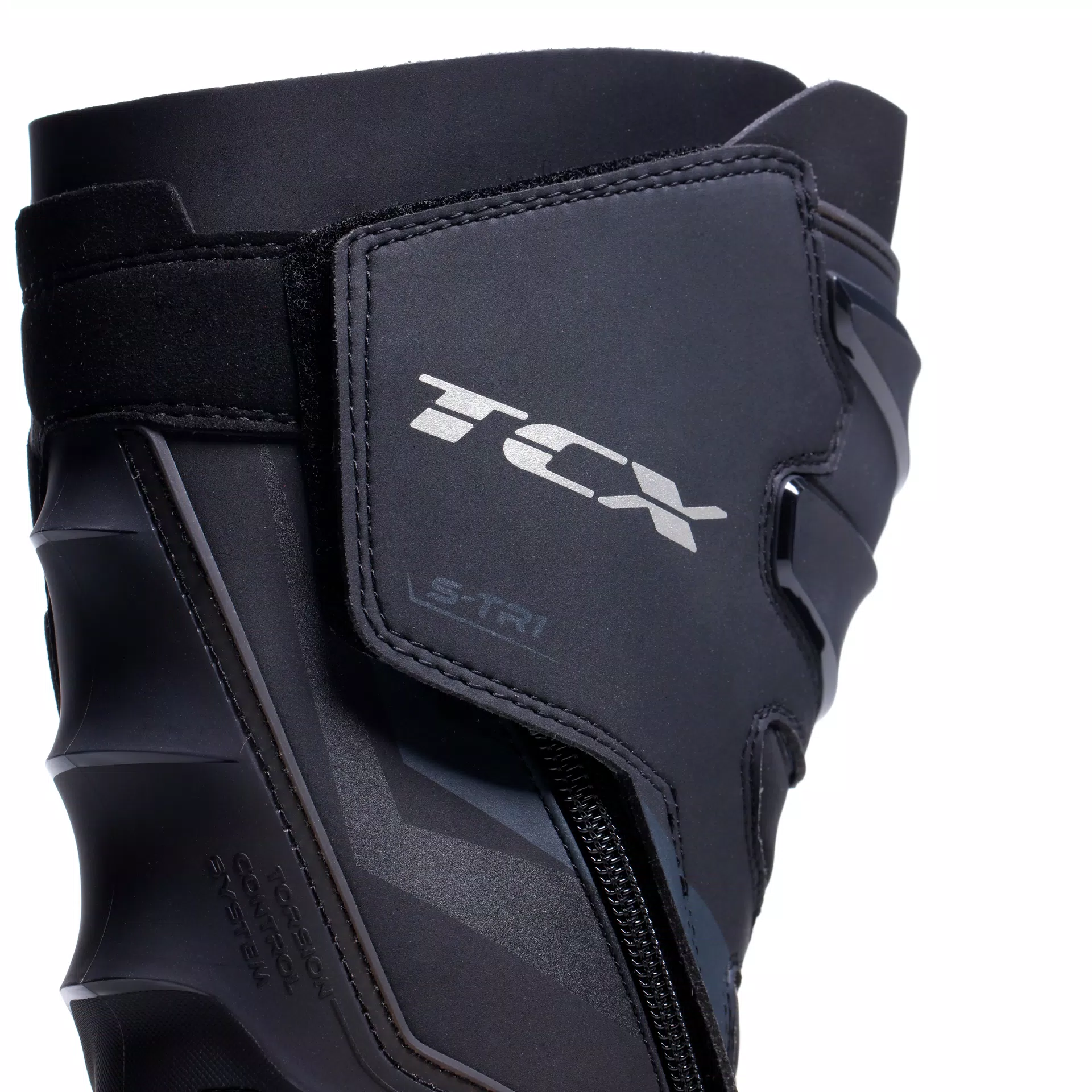 S-TR1 MOTORRADSTIEFEL HERREN - SCHWARZ