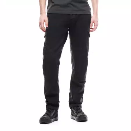 CARGO SLIM - PANTALON MOTO HOMBRE - BLACK - 3
