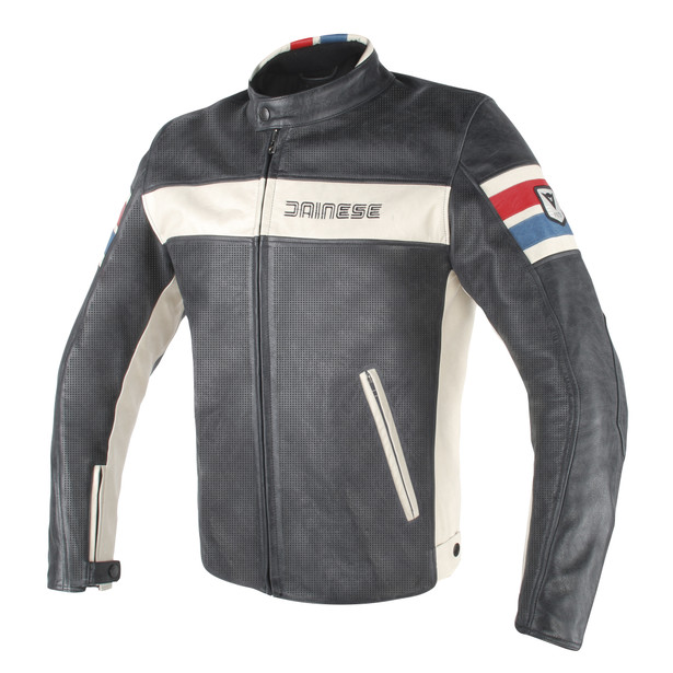 Hf D1 Perforated Leather Jacket
