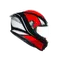 K6 S HYPHEN BLACK/RED/WHITE - CASCO MOTO INTEGRALE E2206
