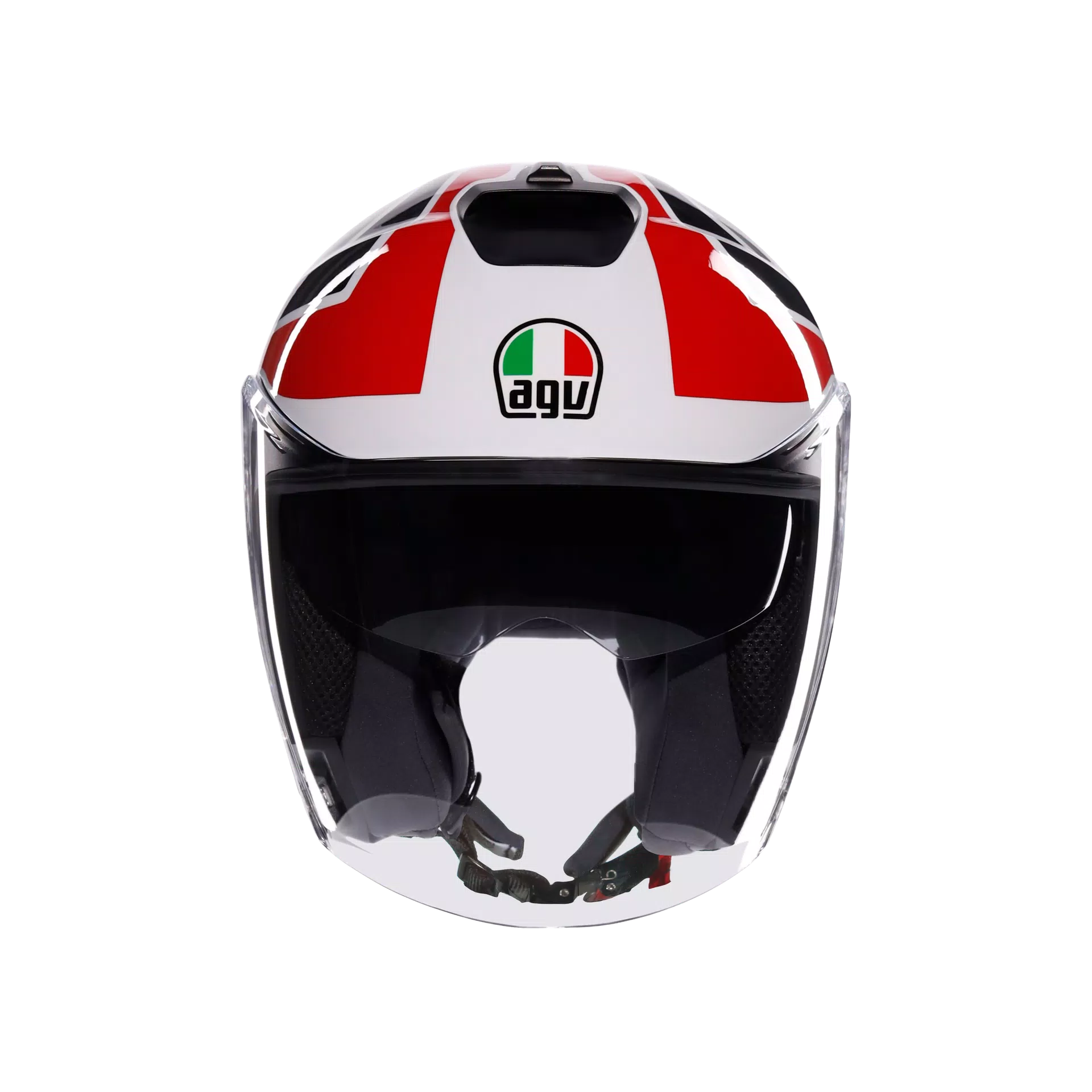 IRIDES TOLOSA BLACK/GREY/RED - CASQUE MOTO JET E2206