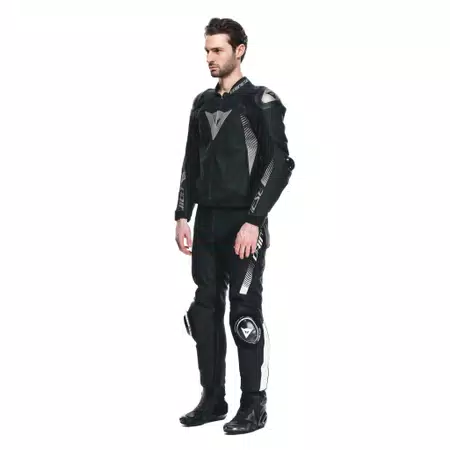 SUPER SPEED 4 - MEN'S MOTORCYCLE LEATHER JACKET - BLACK-MATT/CHARCOAL-GRAY - 4