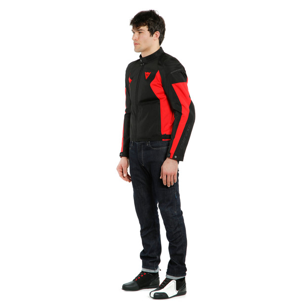 mistica-tex-jacket-black-lava-red image number 3