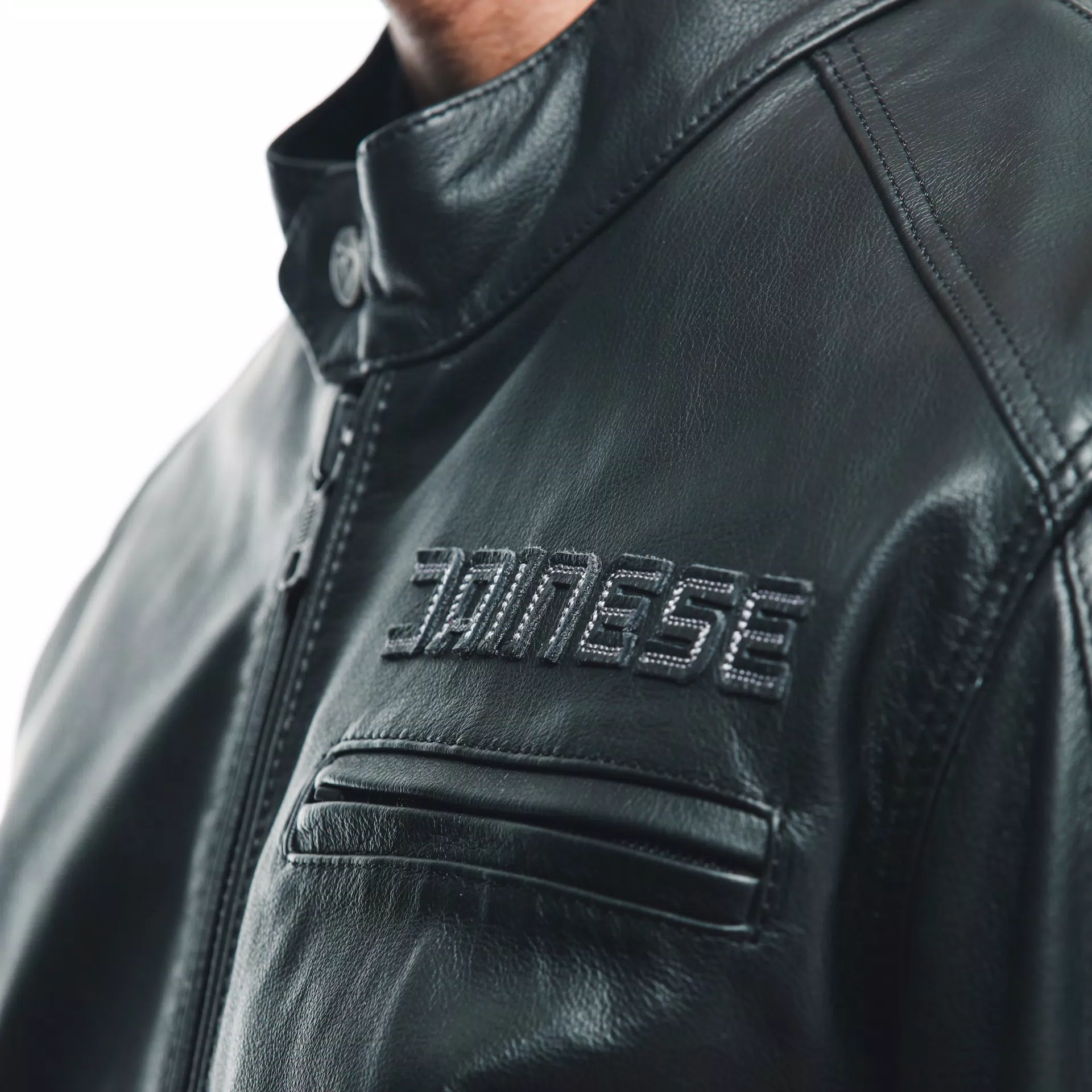 ZAURAX CHAQUETA DE CUERO MOTO HOMBRE
