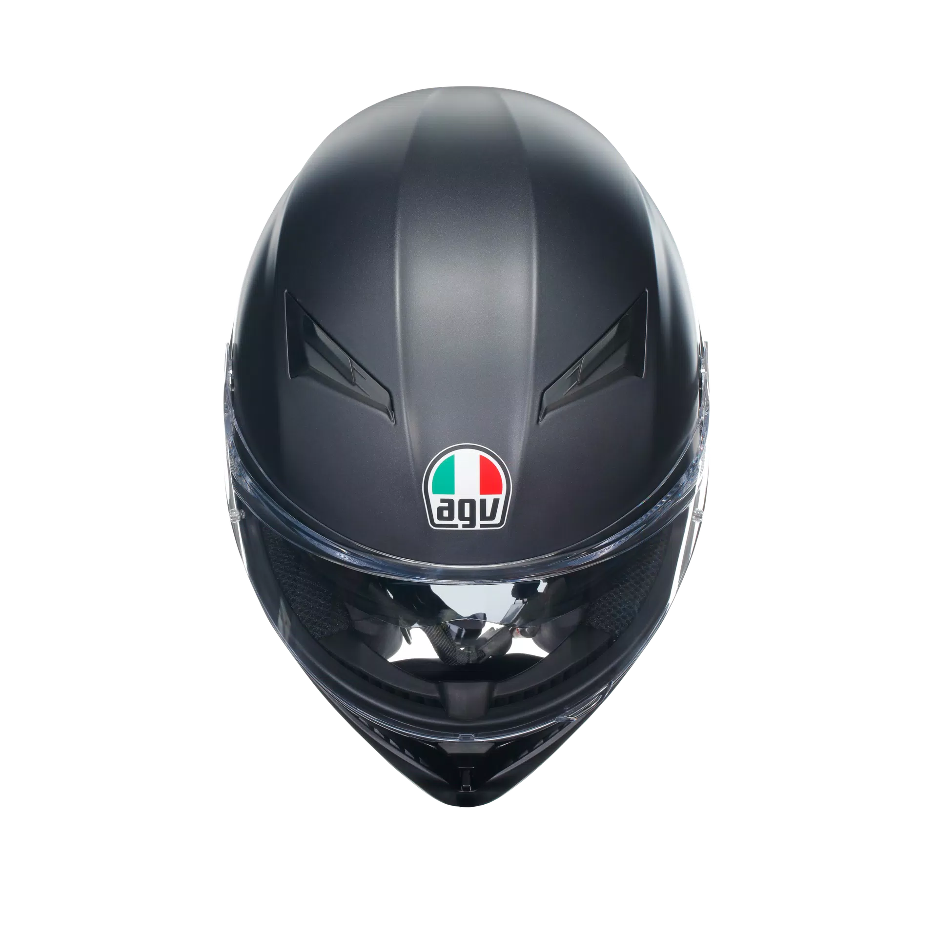 K3 MATT BLACK - MOTORBIKE FULL FACE HELMET E2206