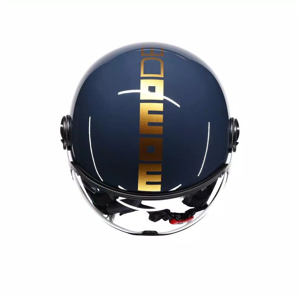 MOMODESIGN FGTR CLASSIC - JET HELMET WITH VISOR E2206 - FLIP BRASS/GOLD -  - 6