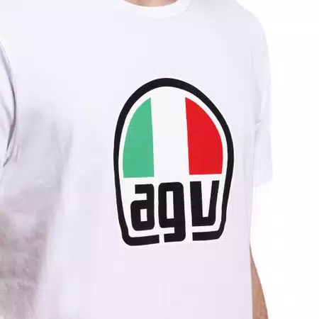CLASSIC AGV T-SHIRT - WHITE - 5