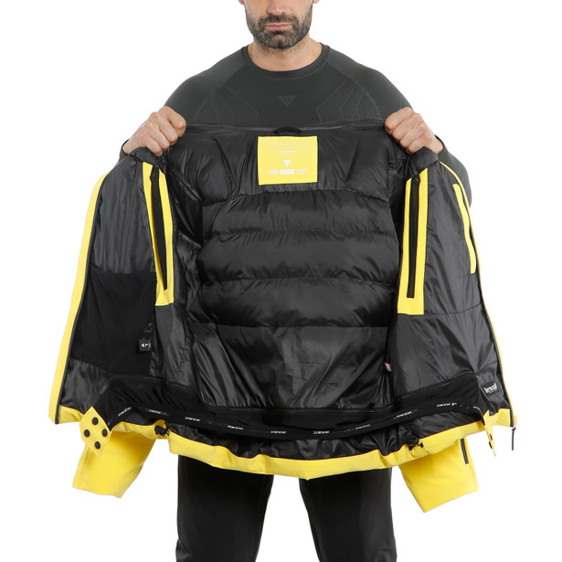 ski-downjacket-sport-vibrant-yellow image number 2