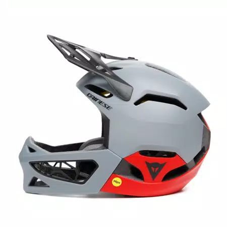 LINEA 01 MIPS - FULL FACE BIKE HELMET - NARDO-GRAY/RED - 3