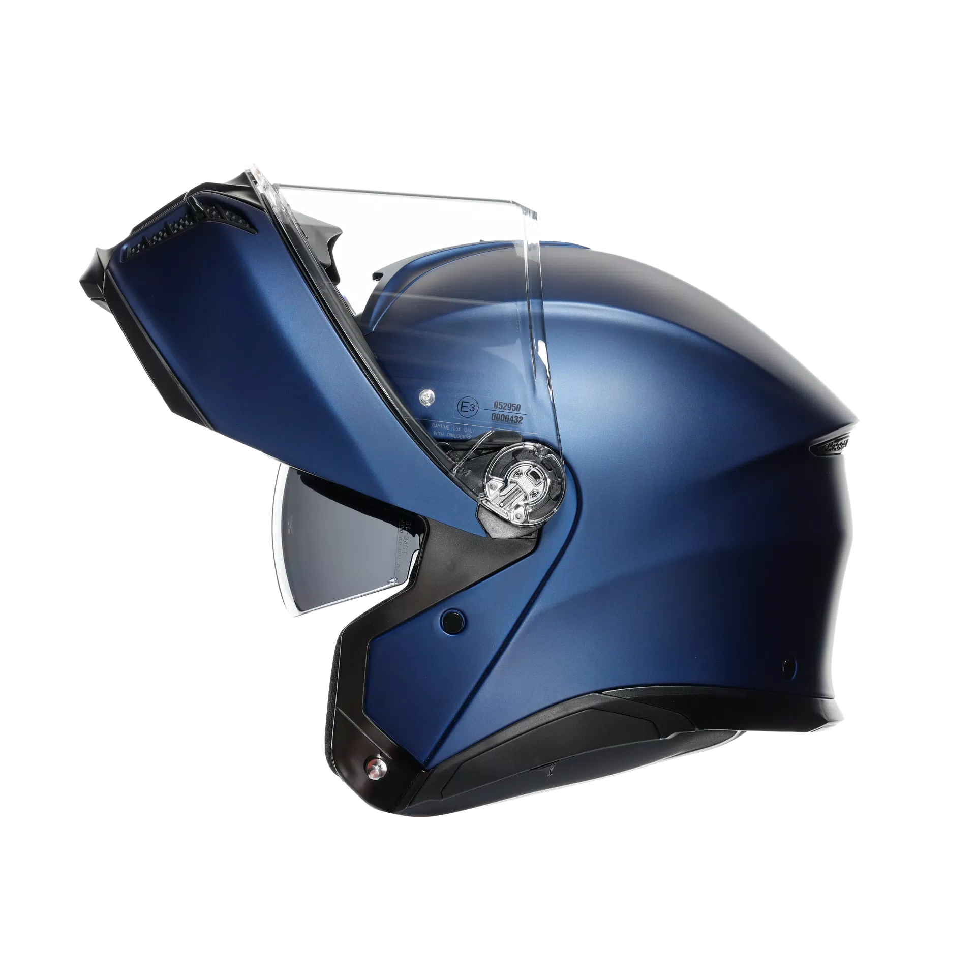 TOURMODULAR GALASSIA BLUE MATT - CASCO MOTO MODULARE E2206