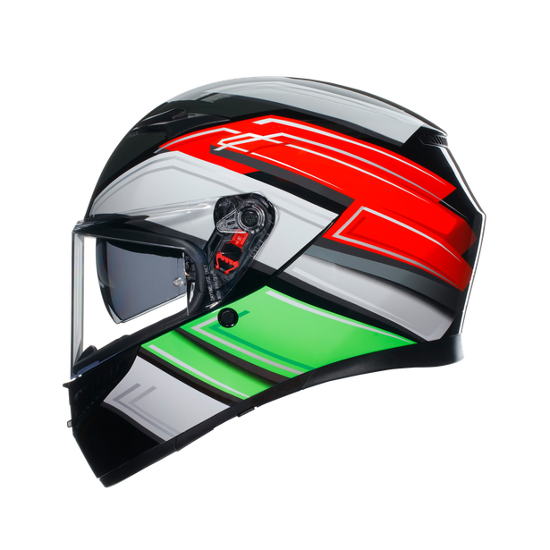k3-wing-black-italy-motorbike-full-face-helmet-e2206 image number 3