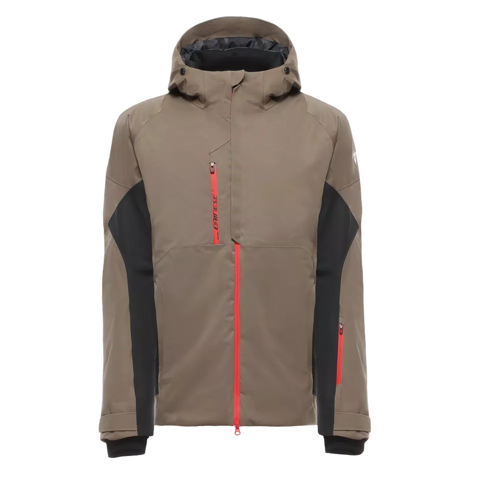 ETRA AEROSENSE-DRY - HERREN-SKIJACKE - BUNGEE BROWN/STRETCH LIMO - 1