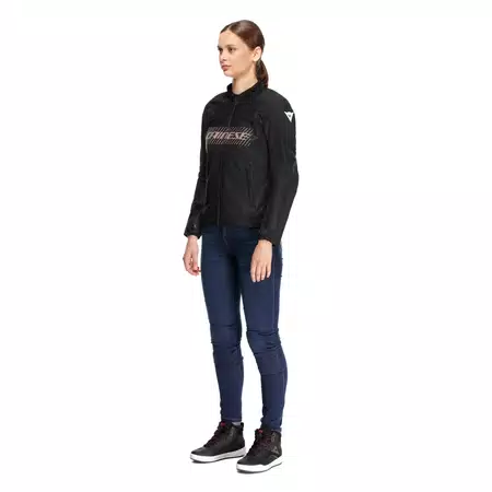 HEROSPHERE AIR - WOMEN'S SUMMER MOTORCYCLE JACKET - BLACK/WHITE/PEACH - 3