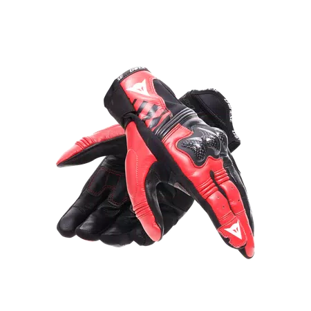 REACTO CARBON SHORT GLOVES - BLACK/RED-LAVA - 5