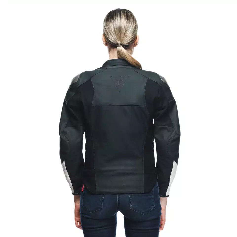 RAPIDA - WOMEN'S MOTORCYCLE LEATHER JACKET | BLACK-MATT RAPIDA - WOMEN'S MOTORCYCLE LEATHER JACKET | BLACK-MATT