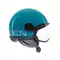 MOMODESIGN FGTR CLASSIC CANDY LAKE BLUE / WHITE - JET HELMET WITH VISOR E2206