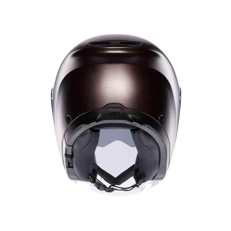 IRIDES MONO MATT PREGIATO BRONZE - MOTORBIKE OPEN FACE HELMET E2206 -  - 5