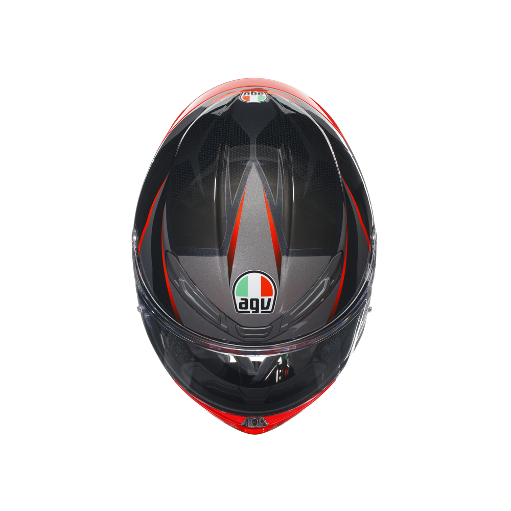 k6-s-slashcut-black-grey-red-casco-moto-integrale-e2206 image number 6